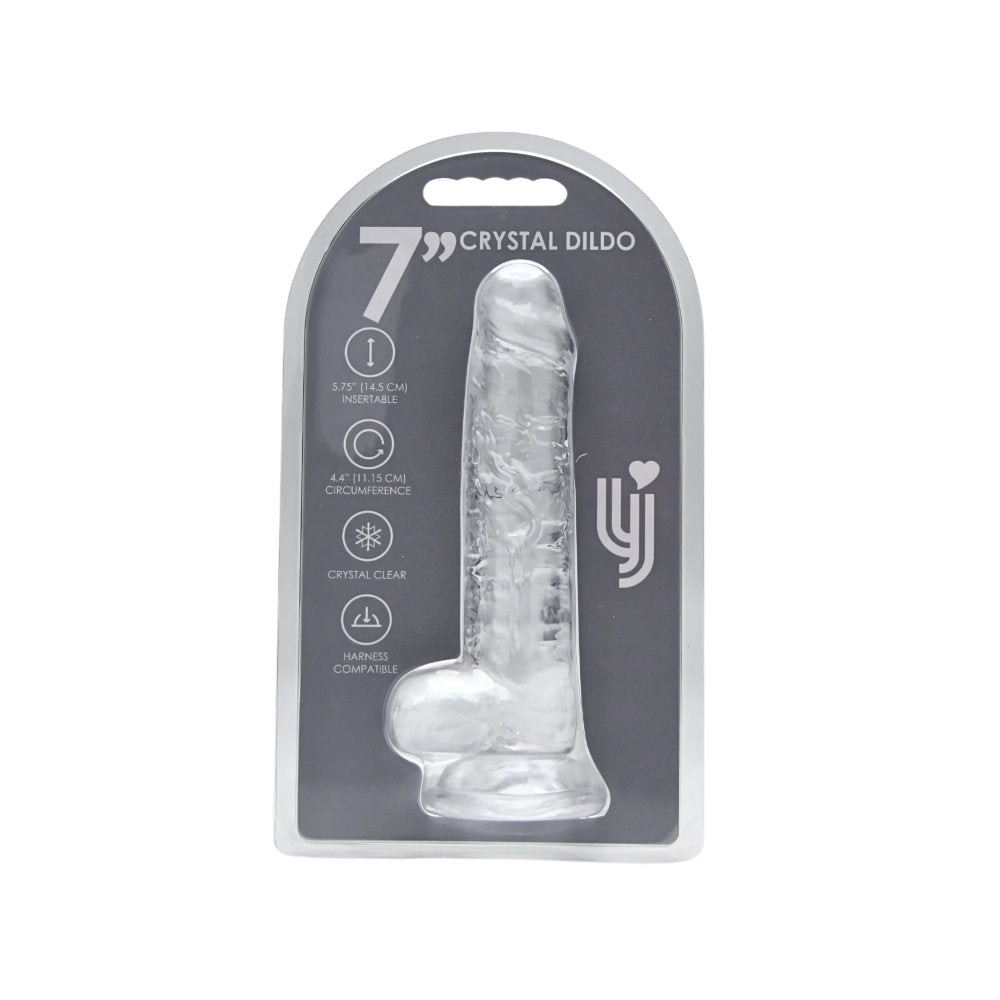 LOVING JOY 7 INCH DILDO WITH BALLS