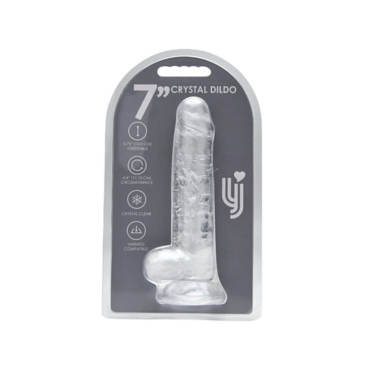 LOVING JOY 7 INCH DILDO WITH BALLS