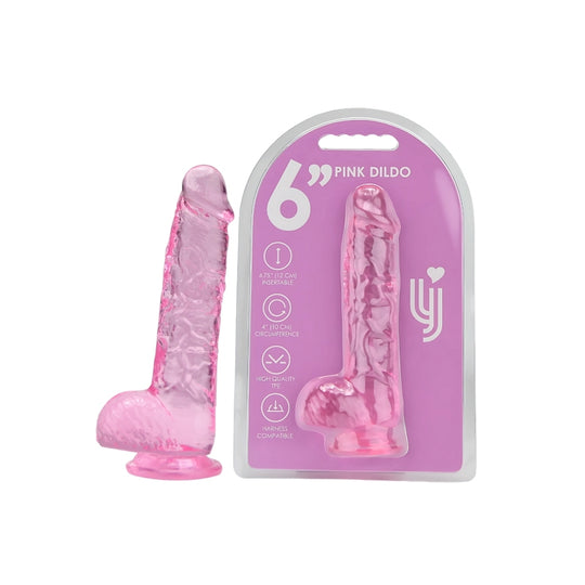 LOVING JOY 6 INCH DILDO WITH BALLS