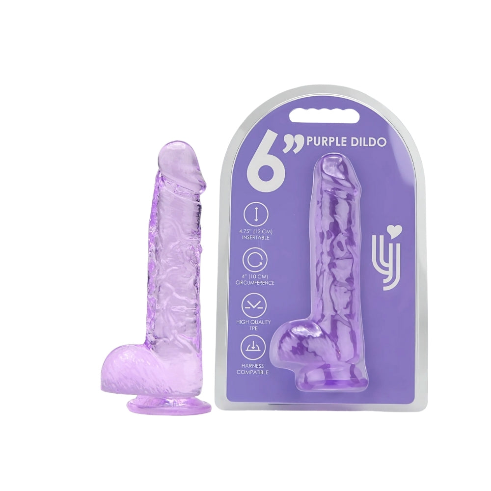 LOVING JOY 6 INCH DILDO WITH BALLS