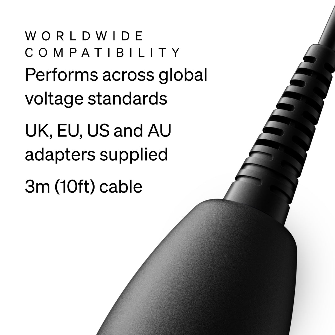 DOXY 2.0 ORIGINAL - BLACK - PLUG-IN WAND MASSAGER