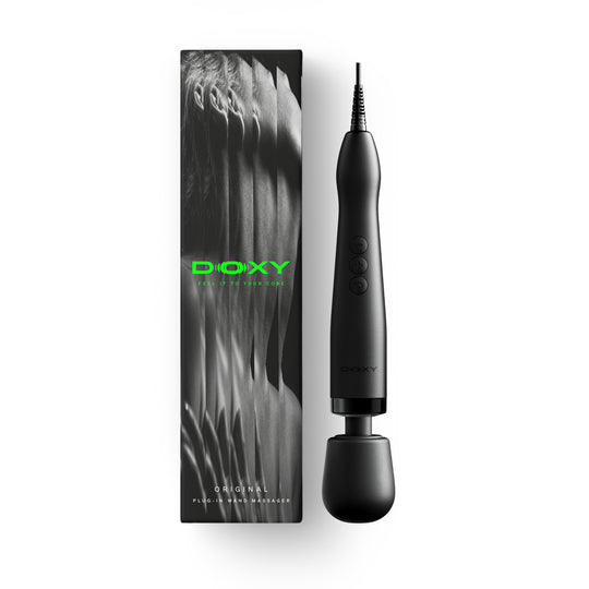 DOXY 2.0 ORIGINAL - BLACK - PLUG-IN WAND MASSAGER