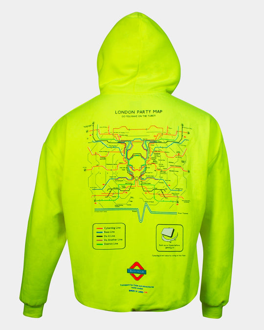 OVERSIZE PARTY MAP HOODY