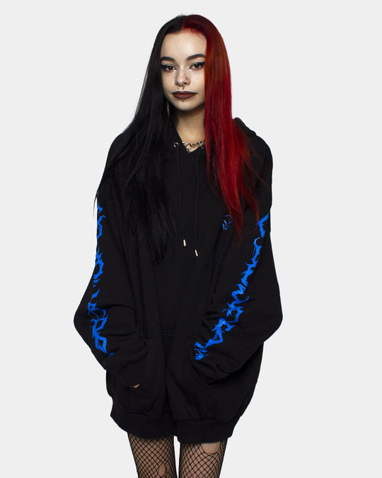 UNDERWORLD OVERSIZE HOODY UNISEX BLACK