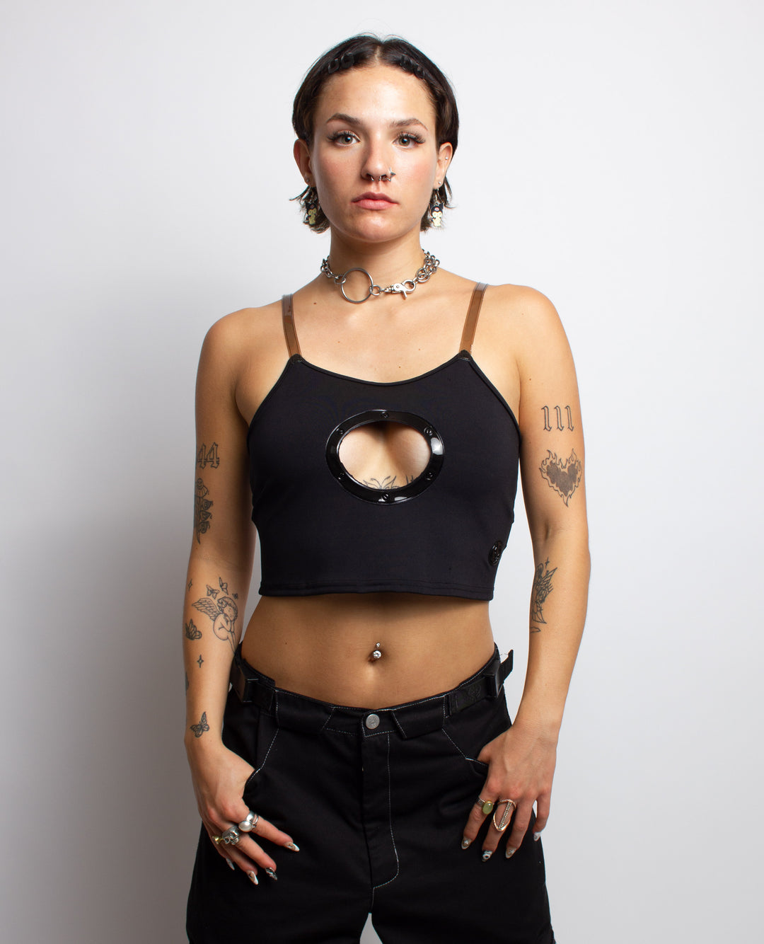 PORTHOLE CROP TOP