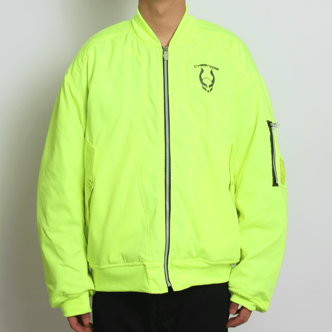 PROTON BOMBER JACKET UV FLUO YELLOW