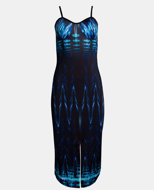 PULSAR FRONT SPLIT DRESS