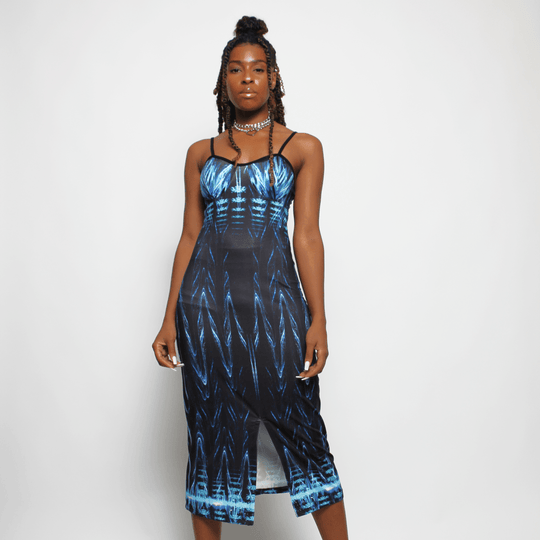 PULSAR FRONT SPLIT DRESS