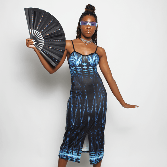 PULSAR FRONT SPLIT DRESS