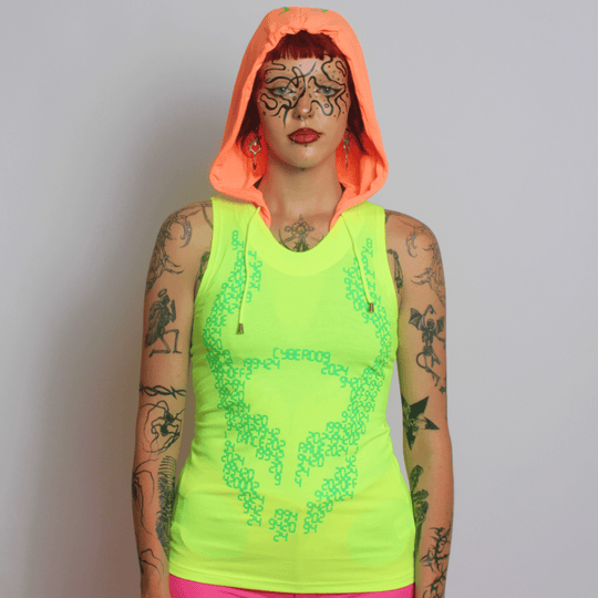 RAVE ON TECH VEST MUTLI NEON WOMENS