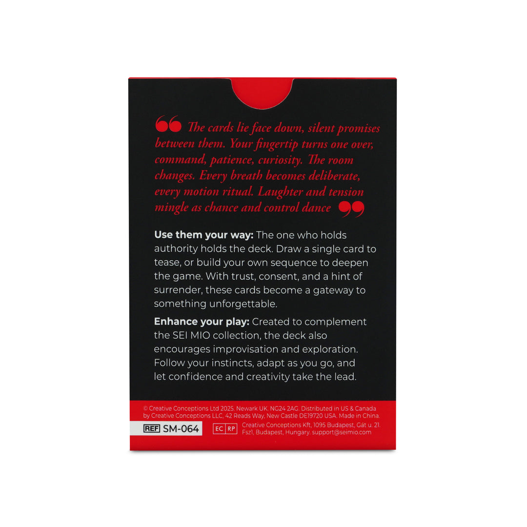 SEI MIO - PLEASURE & CONTROL BDSM SCENARIO CARD GAME