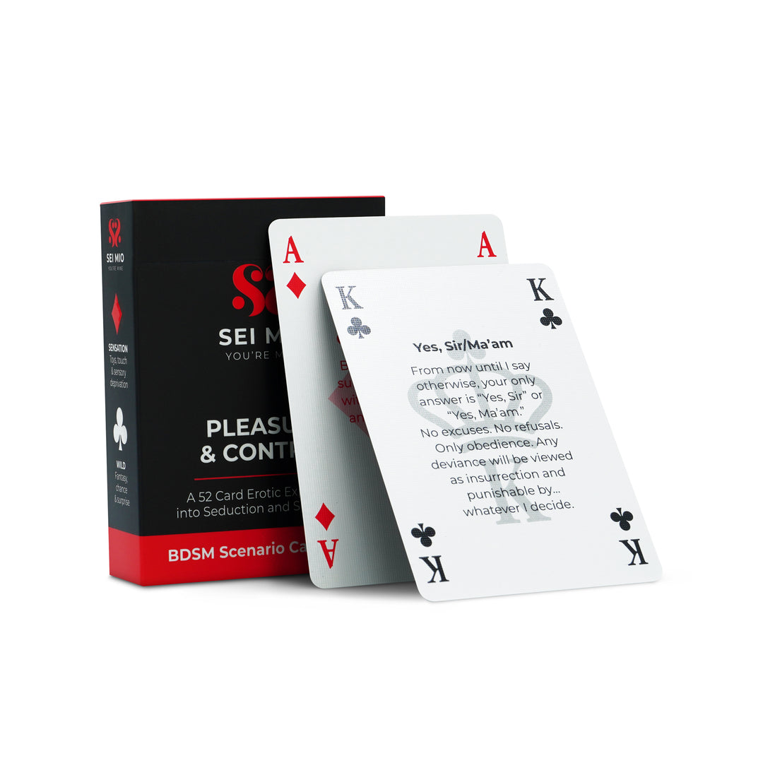 SEI MIO - PLEASURE & CONTROL BDSM SCENARIO CARD GAME