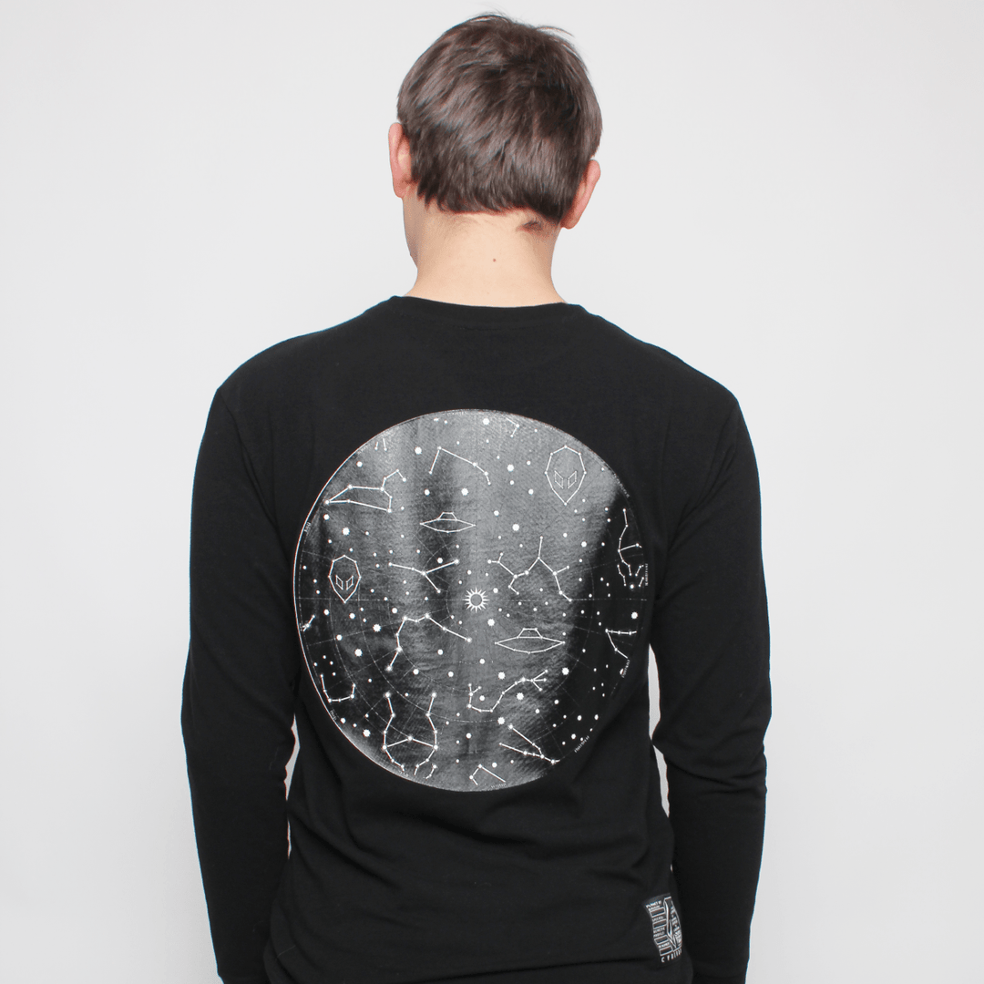 STARGAZER ATOMIC LONGSLEEVE TOP BLACK