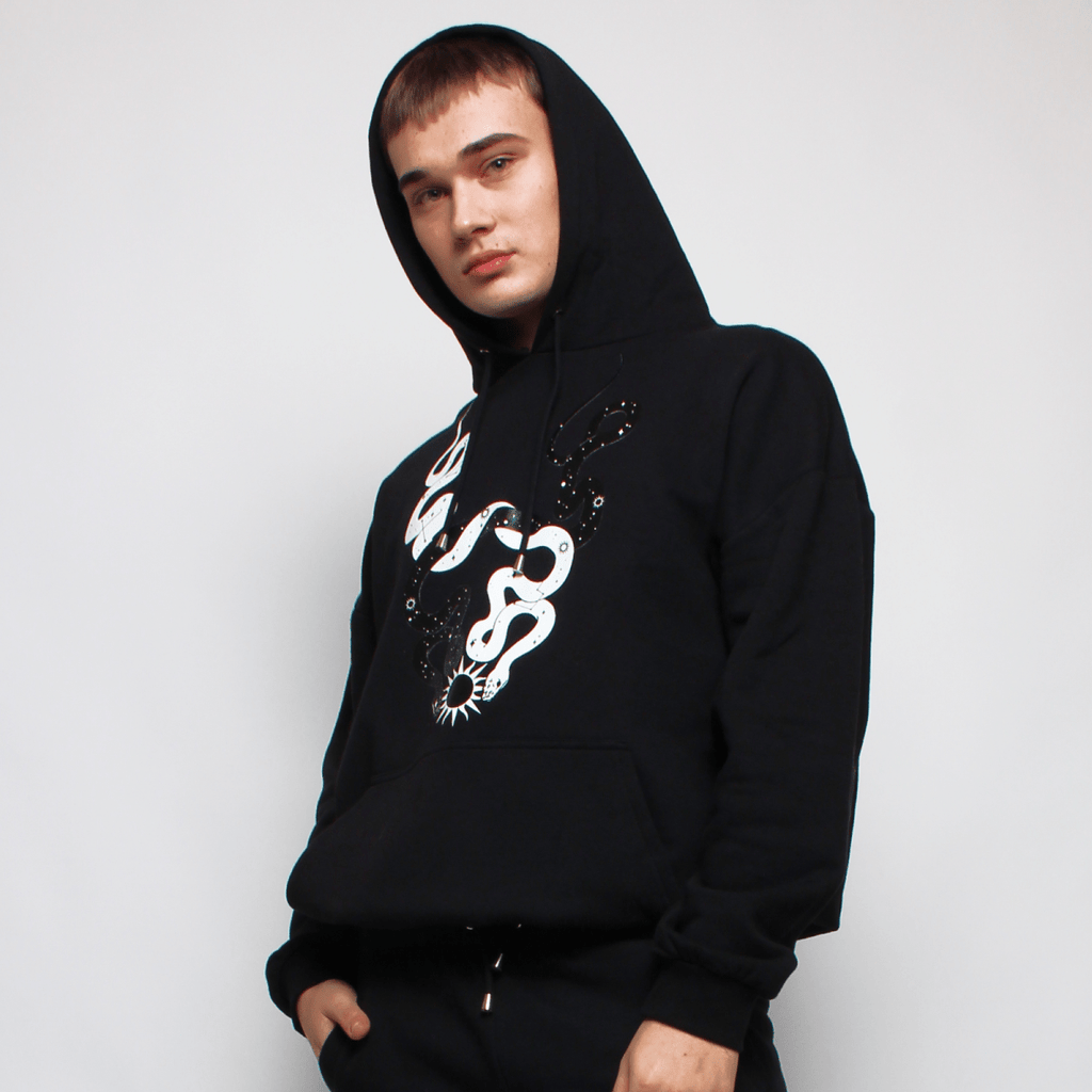 STARGAZER OVERSIZE HOODIE BLACK – Cyberdog STARGAZER OVERSIZE HOODIE BLACK – Cyberdog