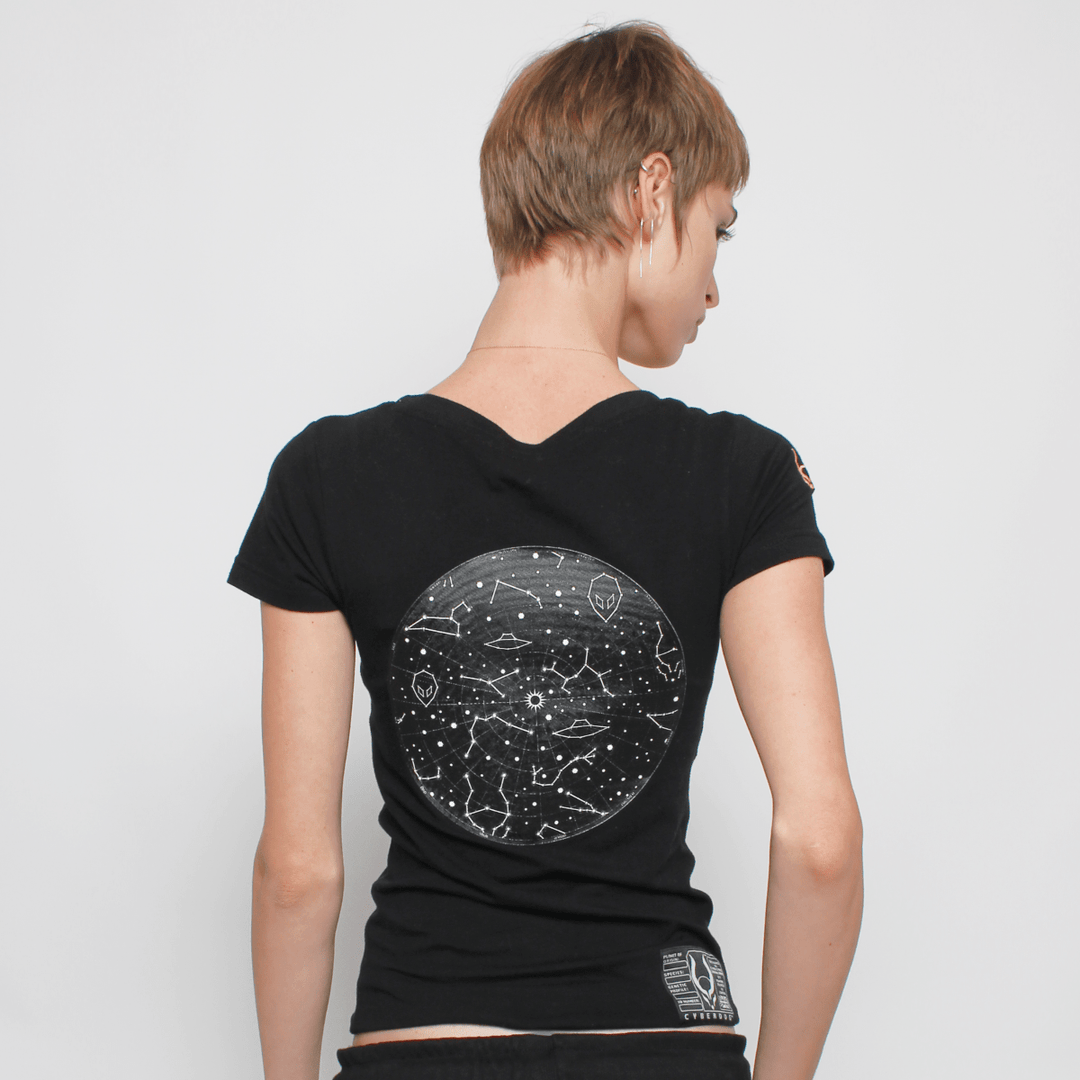 STARGAZER T-SHIRTS GIRLS BLACK