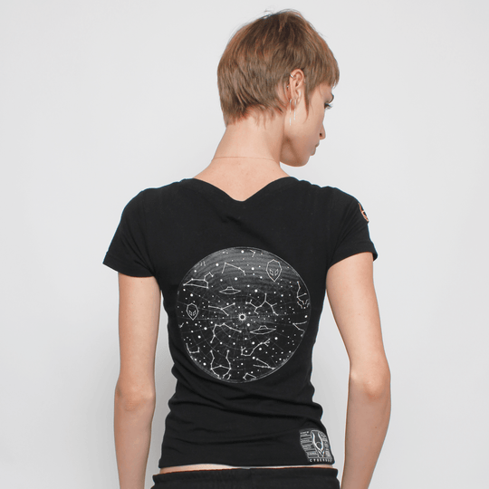 STARGAZER T-SHIRTS GIRLS BLACK