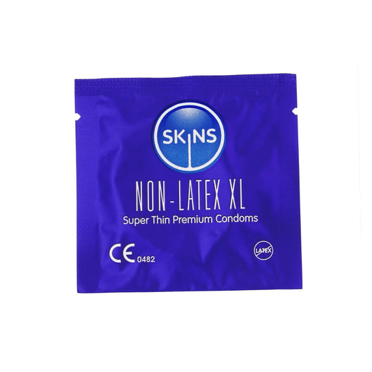 SKINS CONDOMS NON LATEX XL 4 PACK