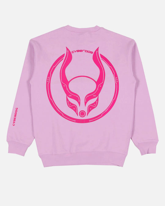 OVERSIZE SWEATSHIRT CIRC PINK / PINK