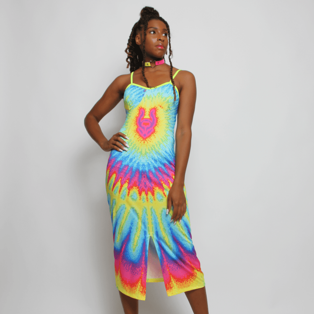 tie dye dress design Summer Tie Dye Dress - Tie Dye