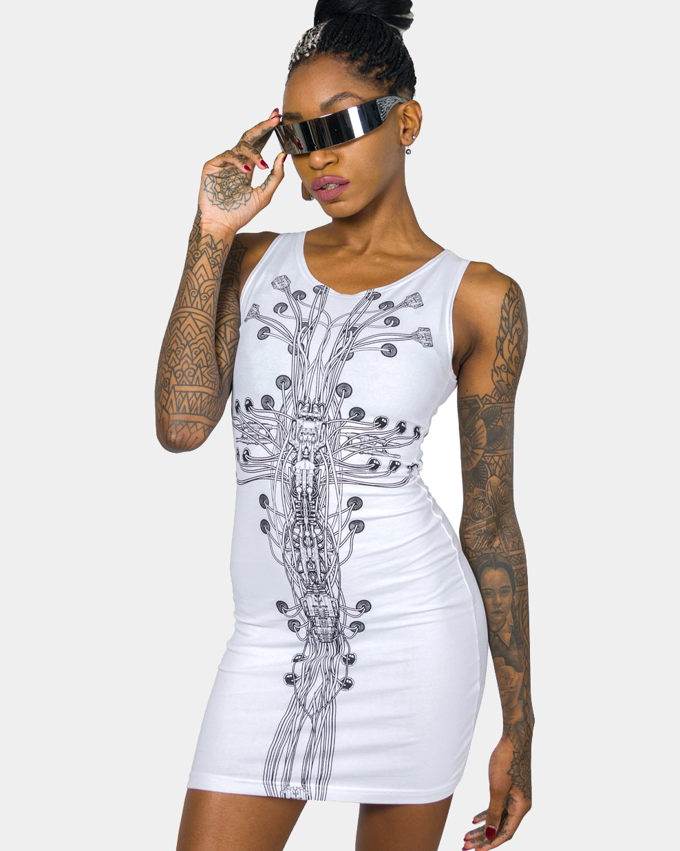 TREE OF LIFE BODYCON DRESS by Cyberdog - Rave clothing, festival fashion & clubwear TREE OF LIFE BODYCON DRESS by Cyberdog - Rave clothing, festival fashion & clubwear