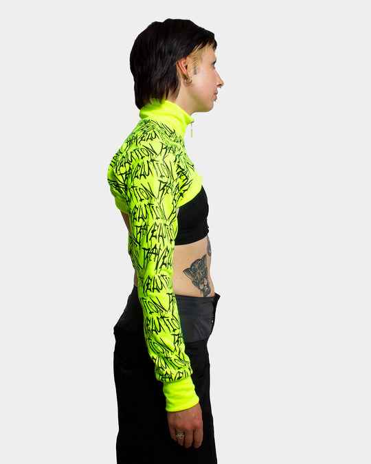 RAVELUTION SHRUG WOMENS UV FLUO YELLOW