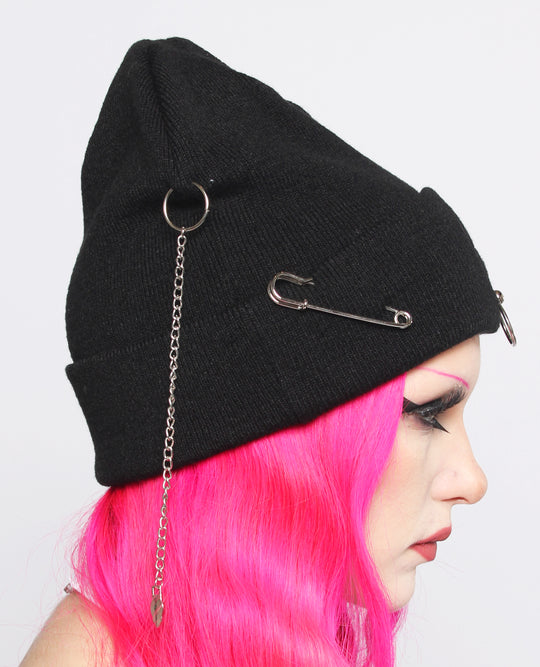 PIERCED BEANIE