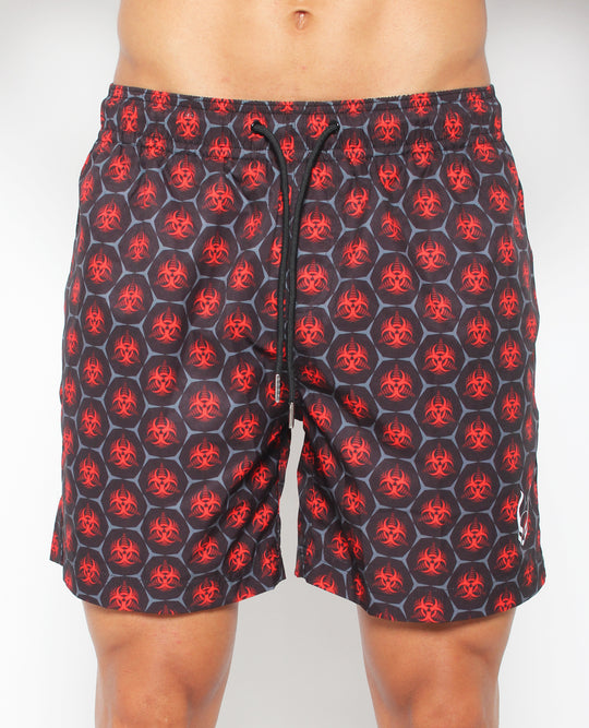 BIOHAZARD ALL OVER MENS BOARDSHORTS