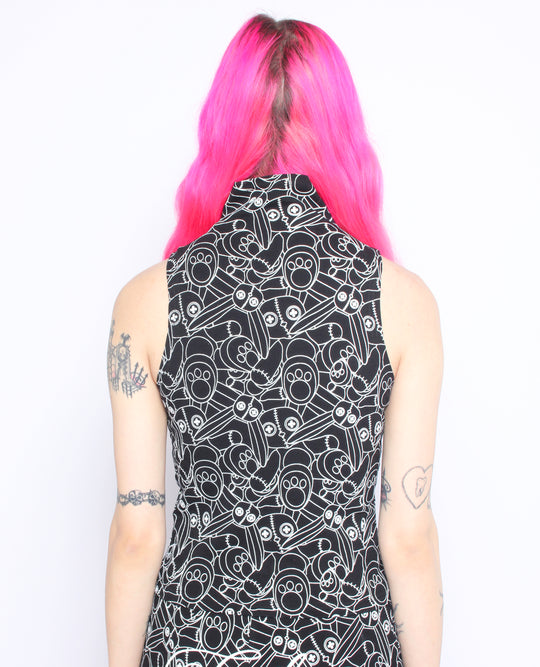 HIGH NECK VEST BUNNY BUSINESS