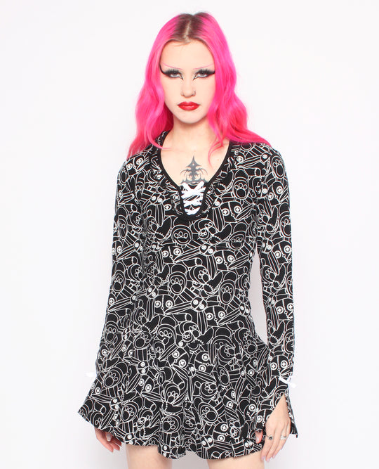 LOLITA L/S TOP BUNNY BUSINESS