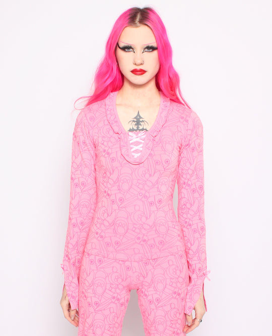 LOLITA L/S TOP BUNNY BUSINESS