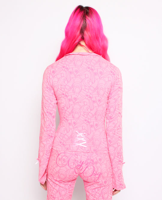 LOLITA L/S TOP BUNNY BUSINESS