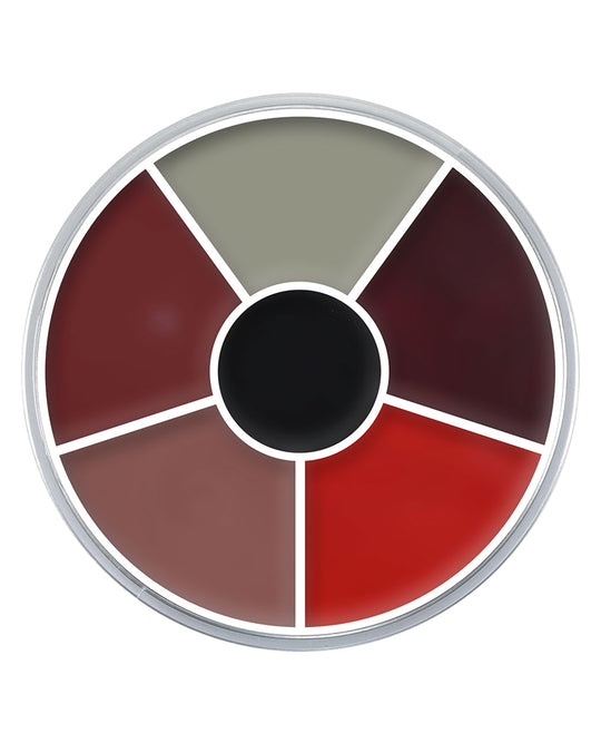 CREAM COLOUR CIRCLE BURN &amp; INJURY