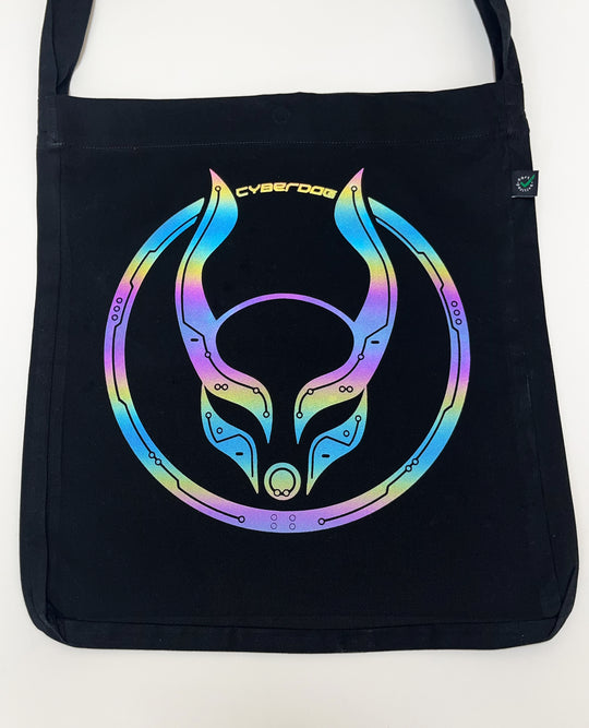 CROSS BODY RECYCLED TOTE BAG CIRC