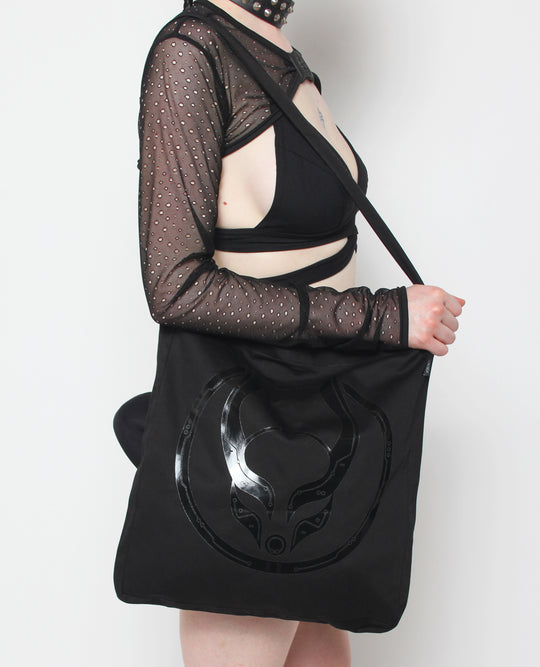 CROSS BODY RECYCLED TOTE BAG CIRC