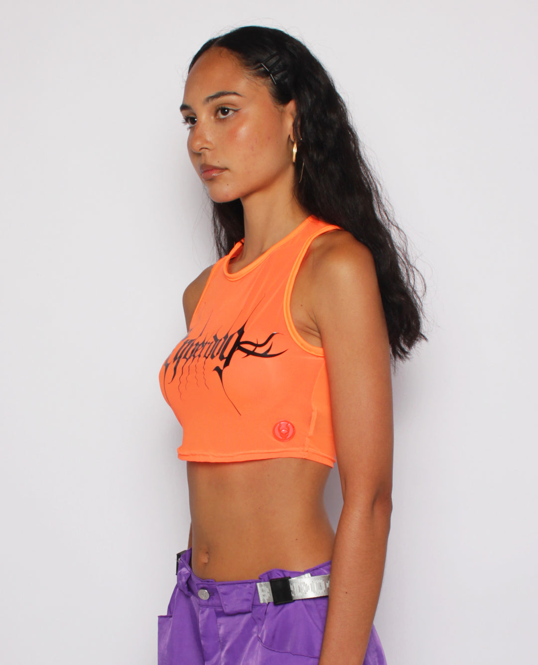 CROP MESH VEST CYBERLUX