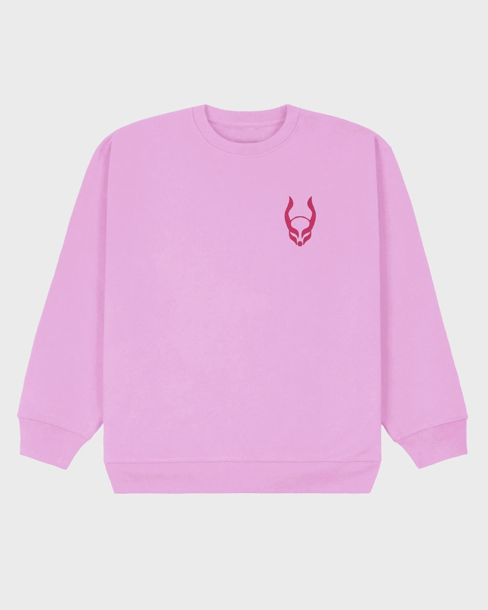 OVERSIZE SWEATSHIRT CIRC PINK / PINK