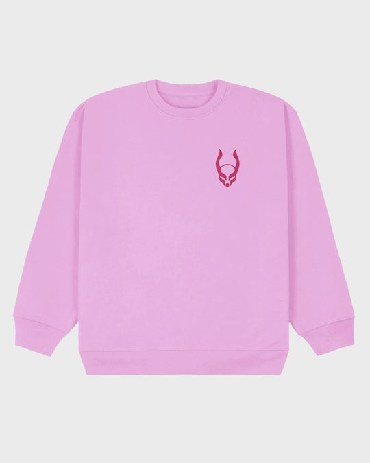 OVERSIZE SWEATSHIRT CIRC PINK / PINK