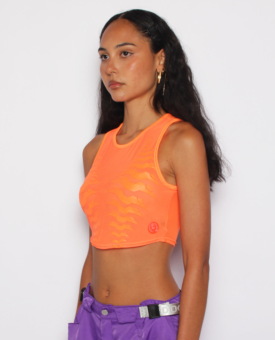 CROP MESH VEST EXO
