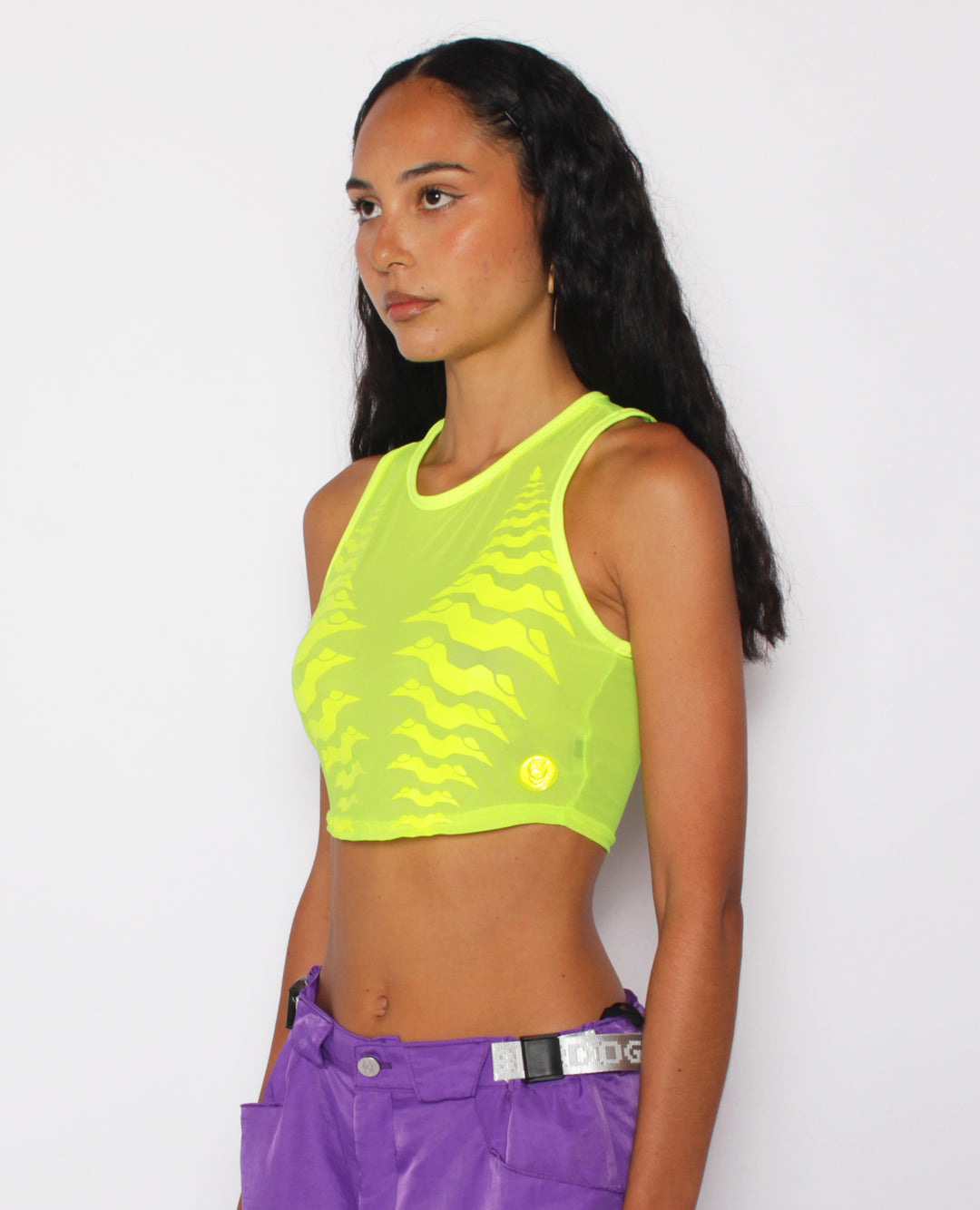 CROP MESH VEST EXO