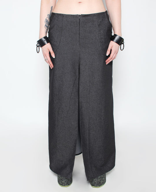 EXPOSER SKIRT BLACK DENIM