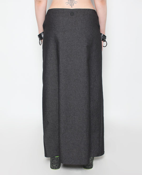 EXPOSER SKIRT BLACK DENIM
