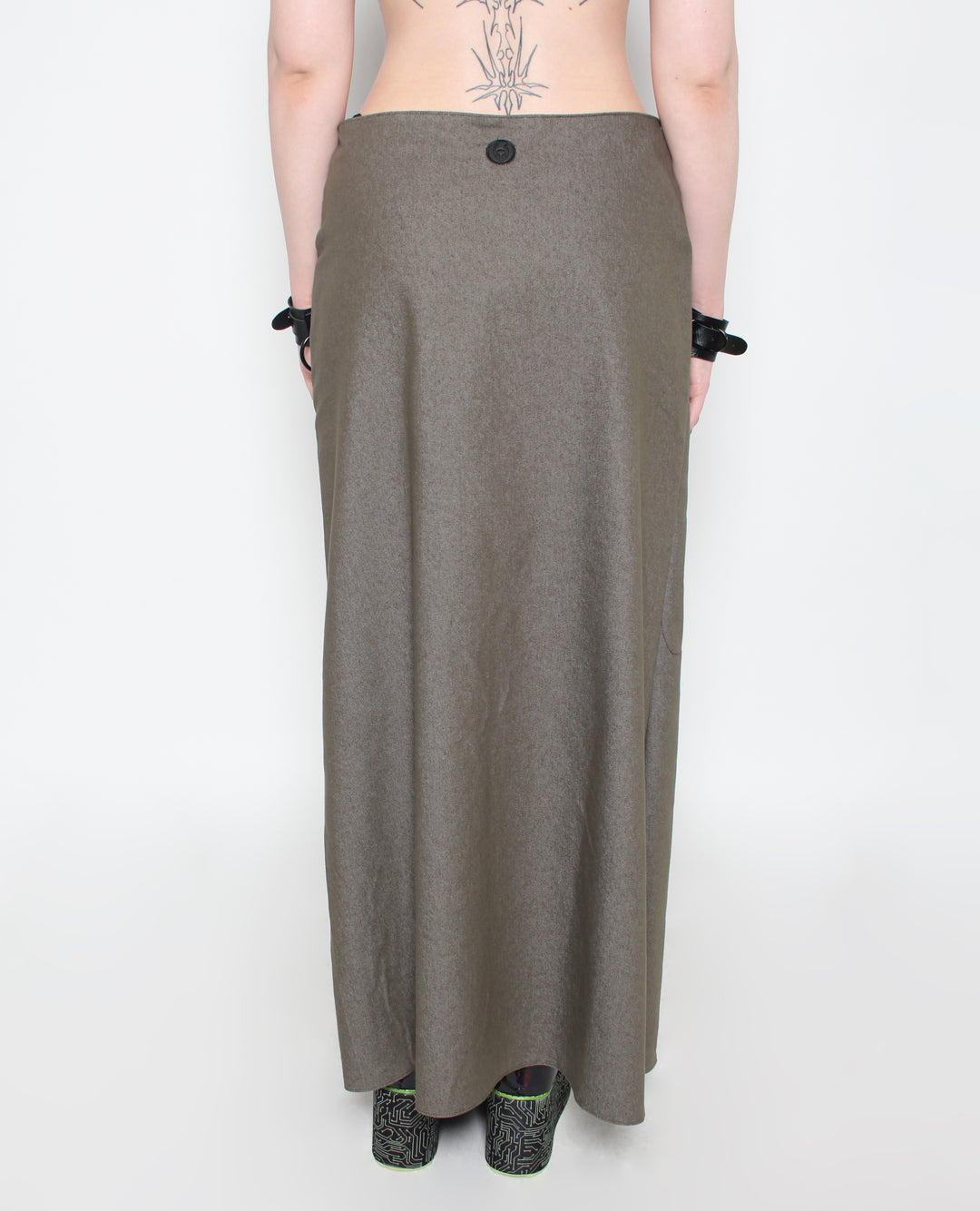 EXPOSER SKIRT KHAKI DENIM