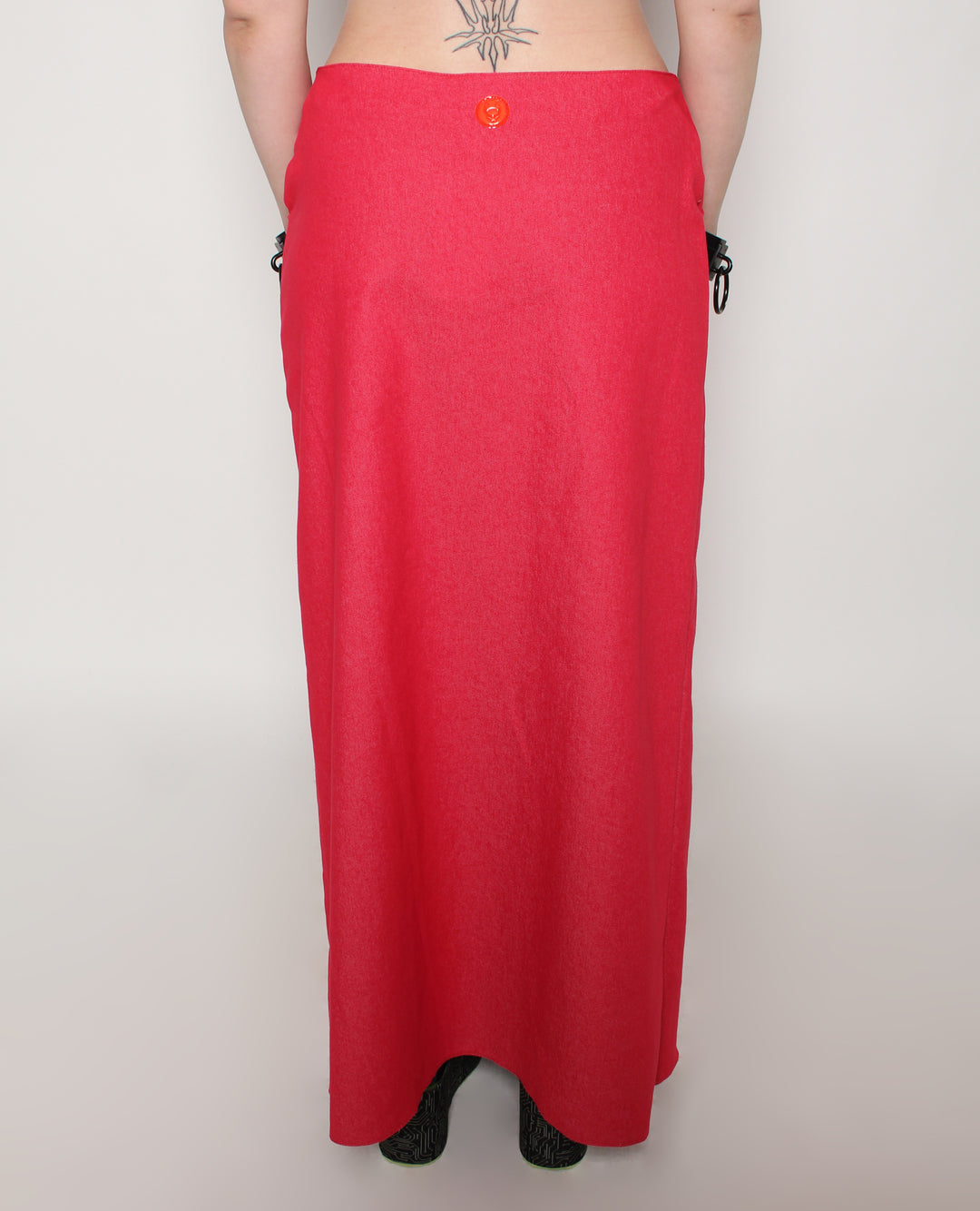 EXPOSER SKIRT RED DENIM