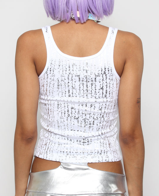 GIRLS SLIM VEST FOILED
