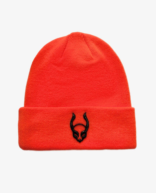 FOLDED BEANIE METAL LOGO
