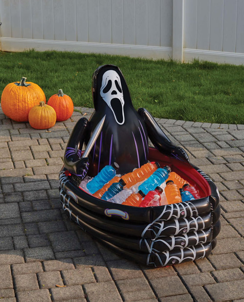 GHOST FACE INFLATABLE COFFIN COOLER