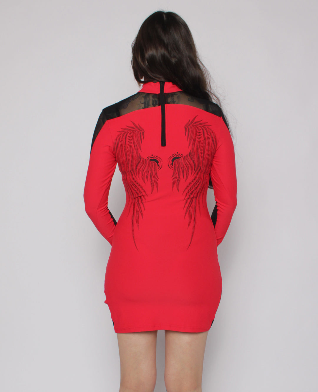 GIGA WING MESH DRESS
