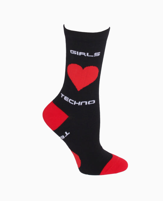 GIRLS LOVE TECHNO SOCKS