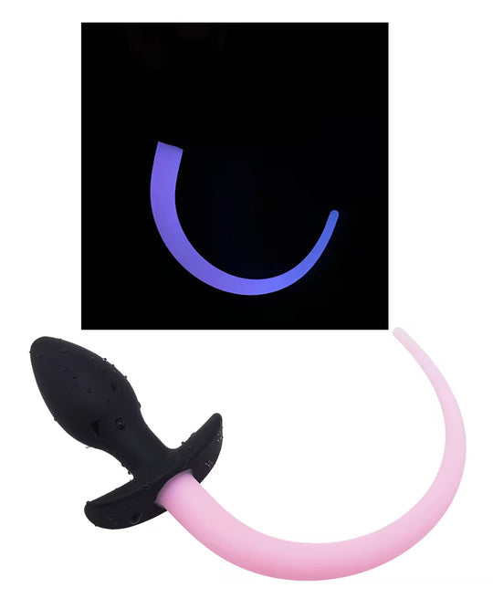GLOW IN THE DARK TAIL BUTT PLUG