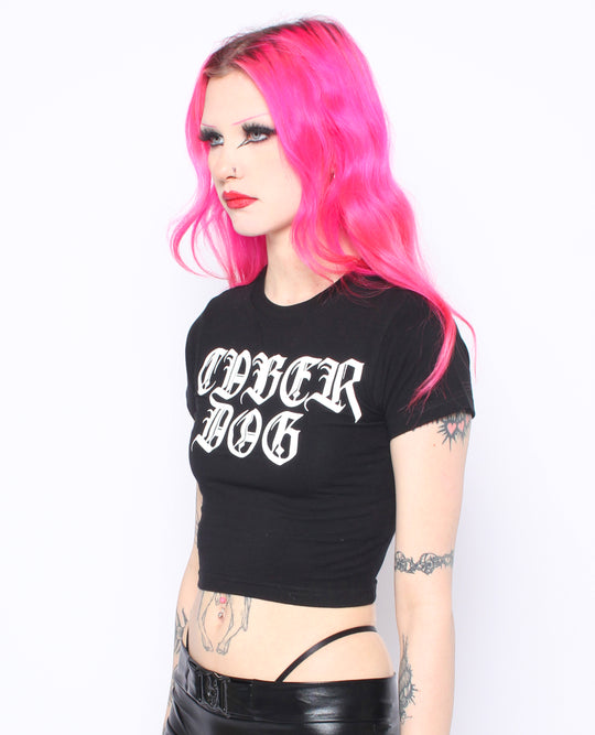 CYBER GOTHICA CROP TEE